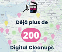 Carte des digital cleanup day organisés